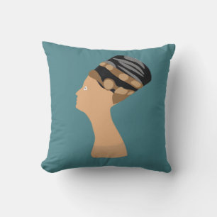 Egyptische koningin Nefertiti Kussen