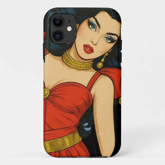 Egyptische koningin Nefertiti telefoonhoesje Case-Mate iPhone Case (Achterkant)
