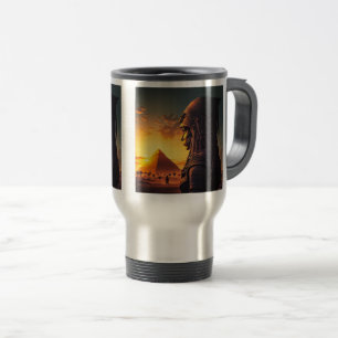 Egyptische koningin Travel/Commuter Mok, 15 oz Reisbeker