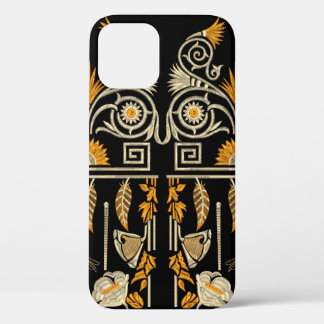 Egyptische kunst traditionele gouden grens creëer  iPhone 12 hoesje