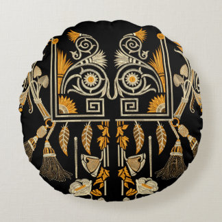 Egyptische kunst traditionele gouden grens creëer  rond kussen