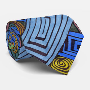 "Egyptische links" Abstract Design Stropdas
