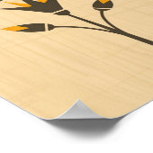 Egyptische lotusbloem poster (Hoek)