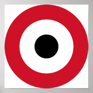 Egyptische luchtmacht Roundel Poster