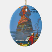  Egyptische luchtreisreclame Keramisch Ornament (Rechts)