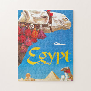 Egyptische luchtreisreclame Legpuzzel
