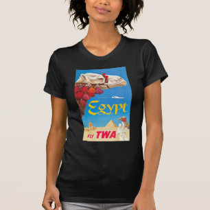  Egyptische luchtreisreclame T-shirt