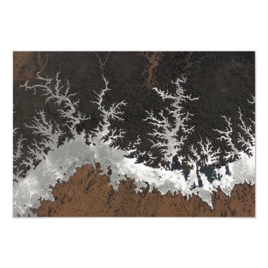 Egyptische meer van Nasser Foto Afdruk (Voorkant)