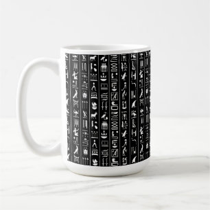 Egyptische Mok van Hieroglyphs koffie