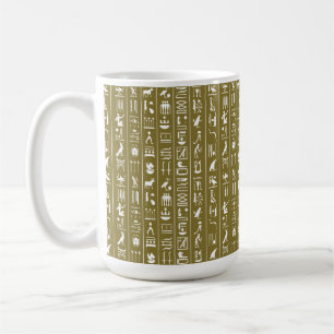 Egyptische Mok van Hieroglyphs koffie