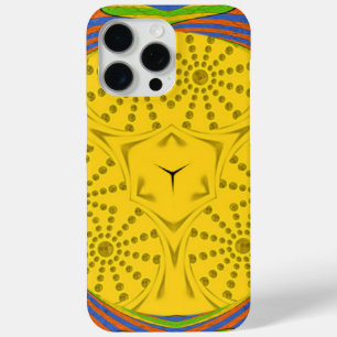 Egyptische Motif Art Print Geruit Lijst Design iPhone 15 Pro Max Hoesje