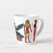 Egyptische mythologie latte mok (Rechterhoek)