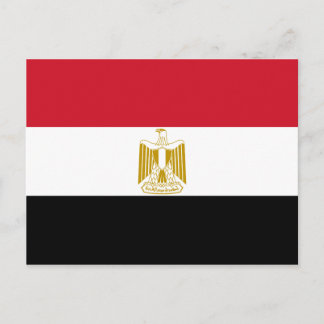 Egyptische nationale vlag briefkaart