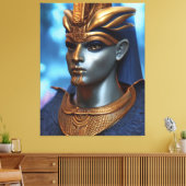 Egyptische Osiris Canvas print (Insitu (Woonkamer))