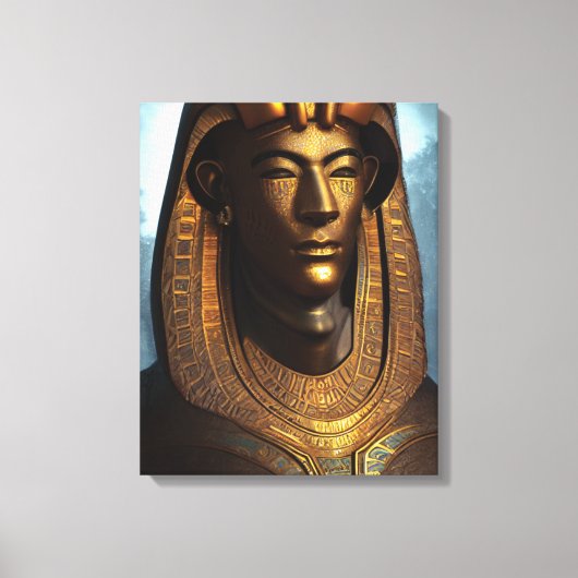 Egyptische Osiris Canvas print (Voorkant)