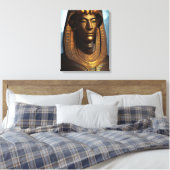 Egyptische Osiris Canvas print (Insitu (Slaapkamer))