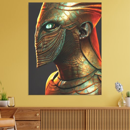 Egyptische Osiris Canvas print (Insitu (Woonkamer))