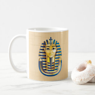 Egyptische oude koninklijke gouden masker koffiemok