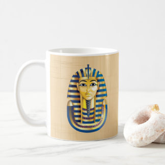 Egyptische oude koninklijke gouden masker koffiemok