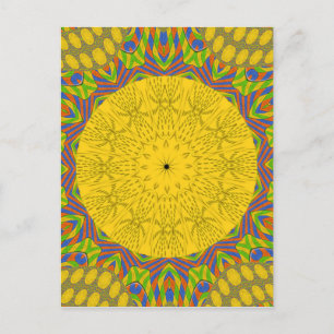 Egyptische Patroon Art Print Briefkaart