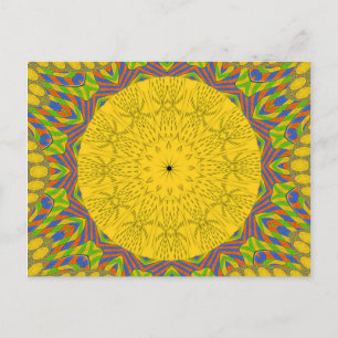 Egyptische Patroon Art Print Briefkaart
