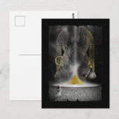 Egyptische piramide Aesthetische bots Anubis Briefkaart (Voorkant / Achterkant)