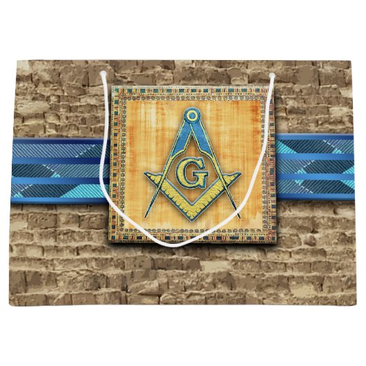 Egyptische piramide Square Compass Groot Cadeauzakje (Voorkant)