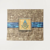 Egyptische piramide Square Compass Wandkleed (Voorkant (horizontaal))