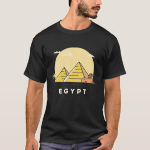 Egyptische piramiden, grote piramide van Giza T-shirt