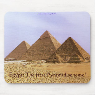 Egyptische piramides in Giza Business Humor Mousep Muismat