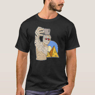Egyptische piramides Mummie Modern Oud Egypte T-shirt
