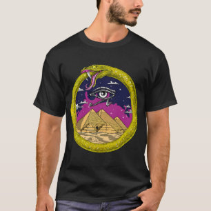 Egyptische Piramides Ouroboros T-shirt