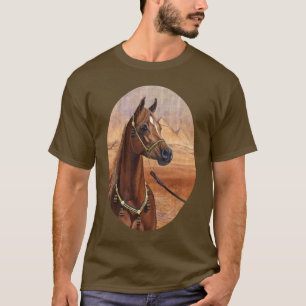 Egyptische prinses Arabian paard T-shirt