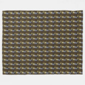 Egyptische prinses Pattern, Fleece Deken (Voorkant (Horizontaal))