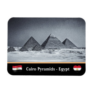 Egyptische Pyramiden en Caïro - Oude Egypte /UNESC Magneet