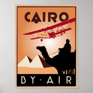 Egyptische reiskunst deco Poster