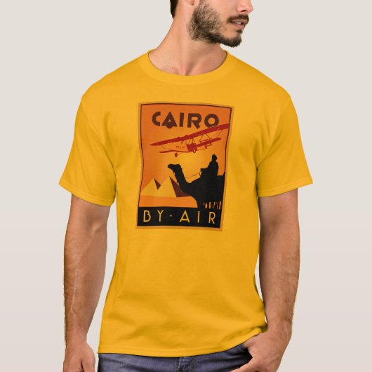  Egyptische reiskunst deco T-shirt (Voorkant)