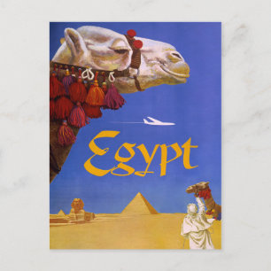  Egyptische reisposter Briefkaart