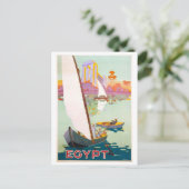  Egyptische reisposter Briefkaart (Staand voorkant)