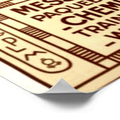  Egyptische reisposter Poster (Hoek)