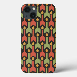 Egyptische rode groene zwarte pijlen iPad Case