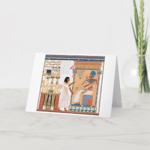 Egyptische Royal Design Card Kaart
