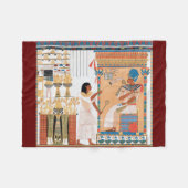Egyptische Royal Design Fleece Blanket (Voorkant (Horizontaal))