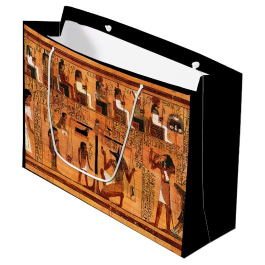 Egyptische Royal Papyrus Groot Cadeauzakje (Voorkant Gekanteld)