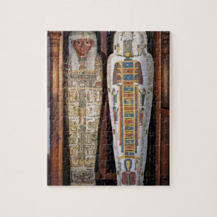 Egyptische sarcofaag bekleed met hiërogliefen (p legpuzzel