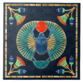 egyptische scarabee tegeltje (Voorkant)