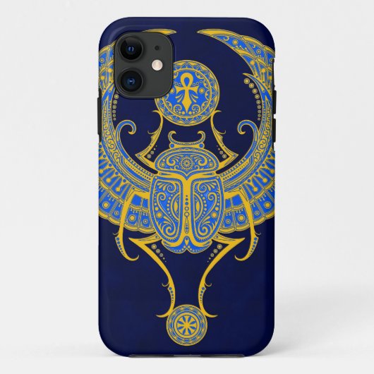 Egyptische scharrelaar, blauw Case-Mate iPhone case (Achterkant)