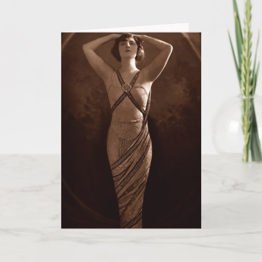 Egyptische schoonheid kaart (Voorkant)