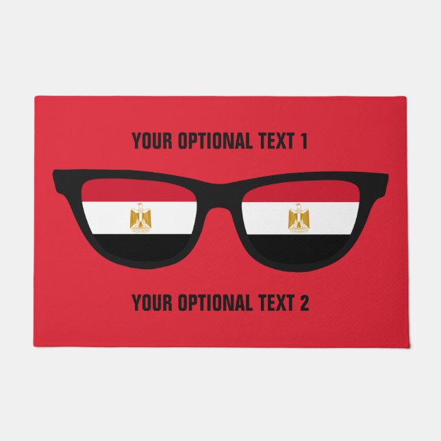 Egyptische Shades, aangepaste deurmatten (Voorkant)