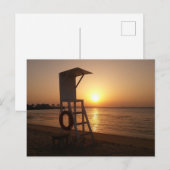 Egyptische soonsondergang briefkaart (Voorkant / Achterkant)